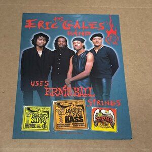 The Eric Gales Band - Ernie Ball - 1993 Print Advertisement
